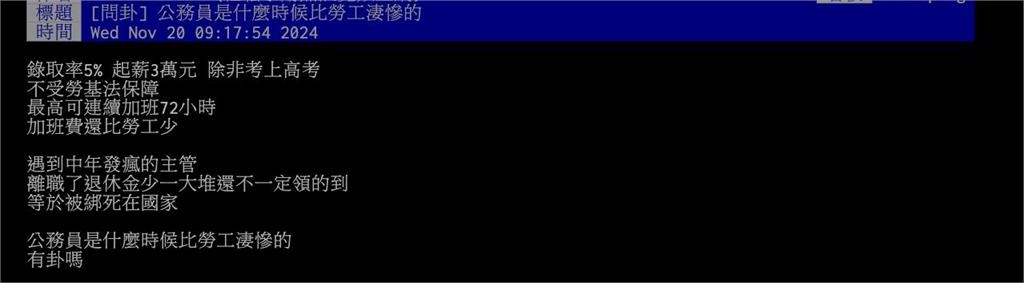 謝宜容「涉霸凌下屬」掀眾怒！他挖公務員4絕境「恐慘過勞工」兩派吵翻
