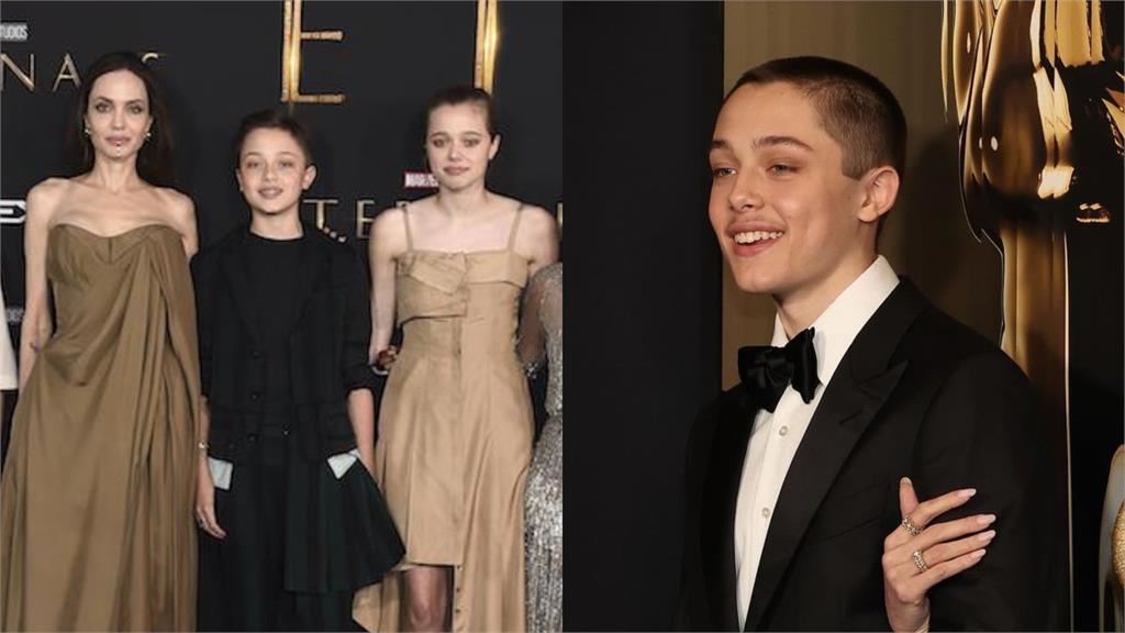 好萊塢女星裘莉帶「小小布」久違亮相!帥氣臉蛋被網讚簡直就是「他」