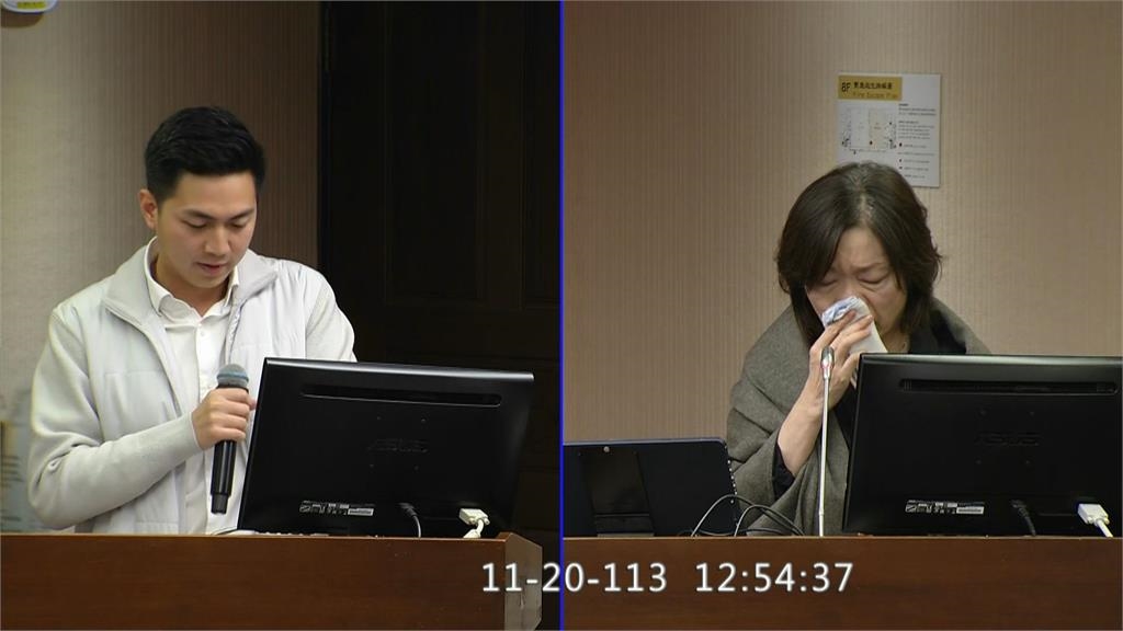 勞動部稱謝宜容咆嘯「目的良善」！Lulu深夜PO全黑圖配「8字」痛批