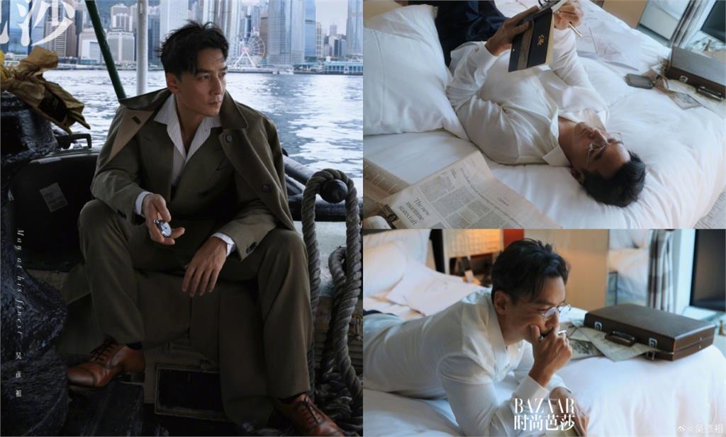 西裝大叔「搭船脫剩吊嘎」竟是50歲吳彥祖!昔遭酸「發福崩壞」現況狂打臉