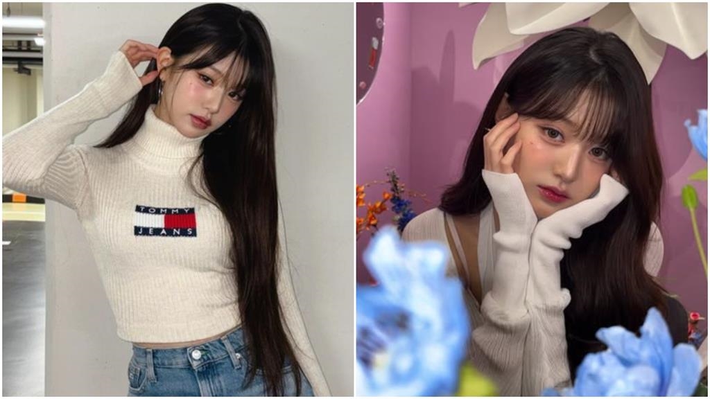 12頭身黑絲正妹全場搶拍！竟是IVE張員瑛「整尊膨脹」驚天反差曝