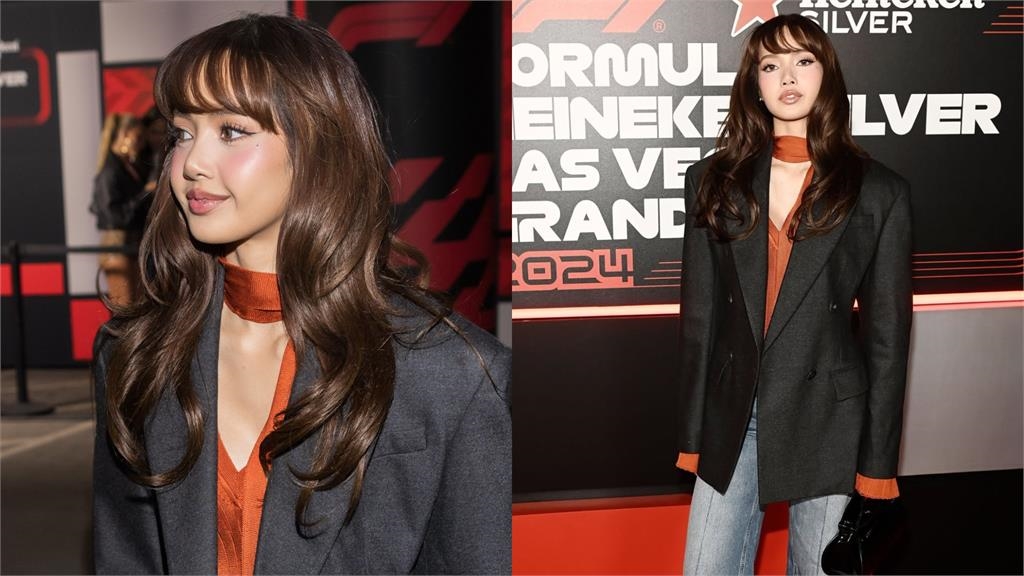 Lisa觀戰F1新造型曝！廢土風歐美妝遭網友吐槽敗在「香腸嘴」