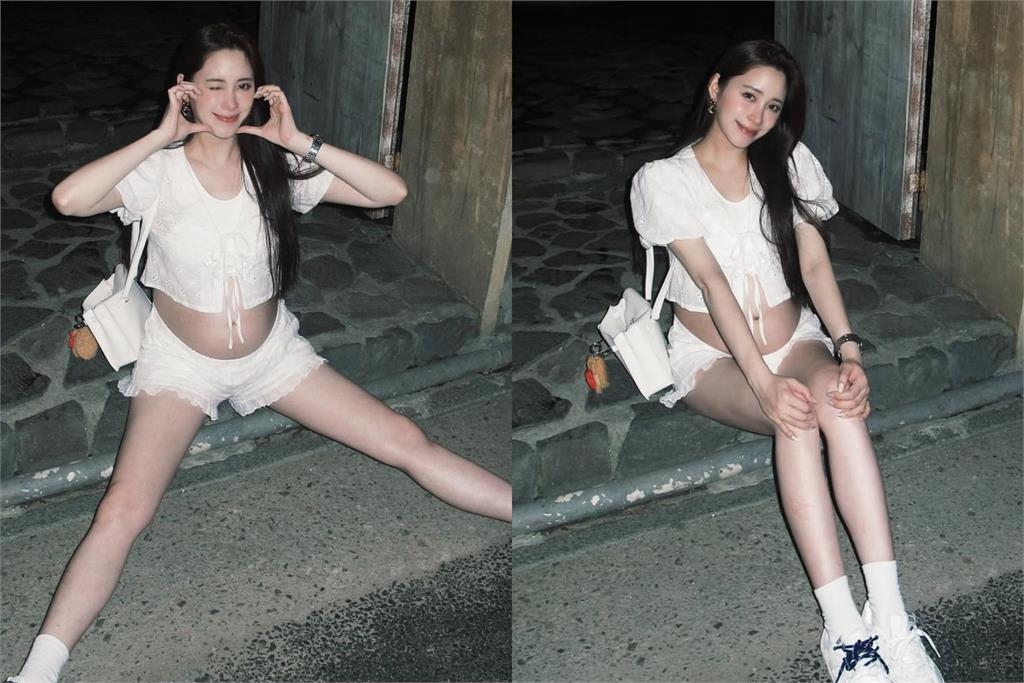 歐陽妮妮挺9個月「超大孕肚」竟沒人發現!超顯瘦穿搭全網大讚:超美