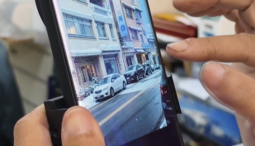 AI強大！苗栗杭菊園秒變日本冬雪　瀰漫浪漫氛圍