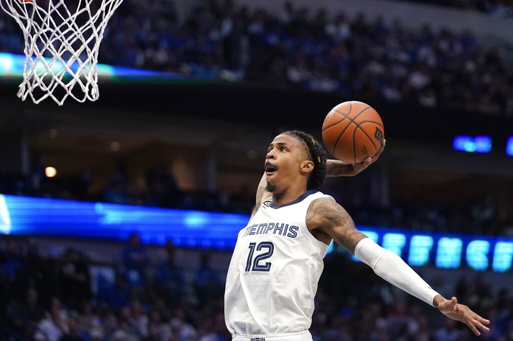 NBA(影)／本季不再上演「爆力扣籃」　灰熊少主莫蘭特為了健康不想再灌籃