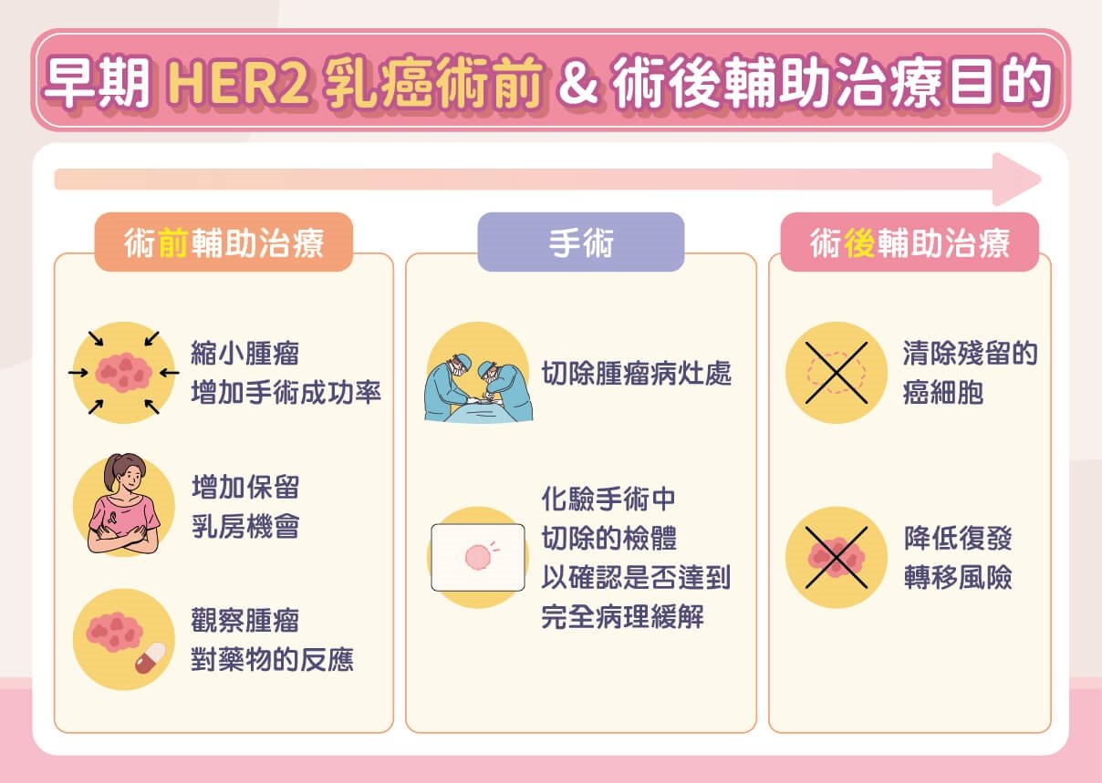 早期HER2乳癌復發風險有跡可循!pCR助妳掌握治療先機!