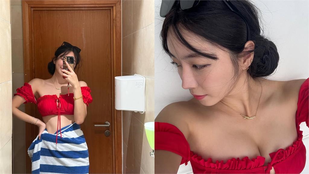 被嫌泳衣像塑膠袋!安芝儇「深V比基尼大反擊」3.6萬粉投降:贏了