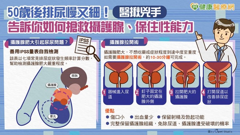 50歲後排尿慢又細!醫揪兇手 告訴你如何搶救攝護腺、保住性能力