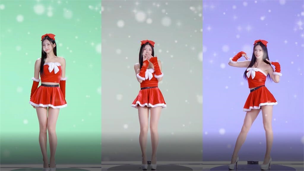 李雅英師妹加盟富邦！金子仁辣穿「大膽聖誕裝」左右狂搖28秒…網暈：那個腿