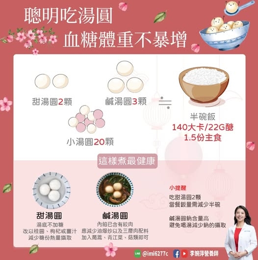 湯圓其實是「隱藏的熱量炸彈」2顆=半碗飯!營養師警告4種人不要吃