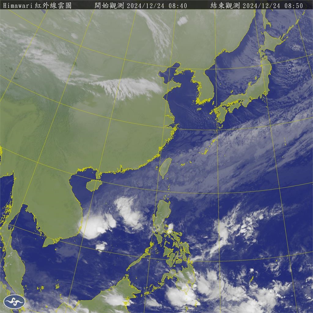 今冷氣團減弱「聖誕節、跨年天氣曝光」!專家分析「這1天」氣溫大反轉