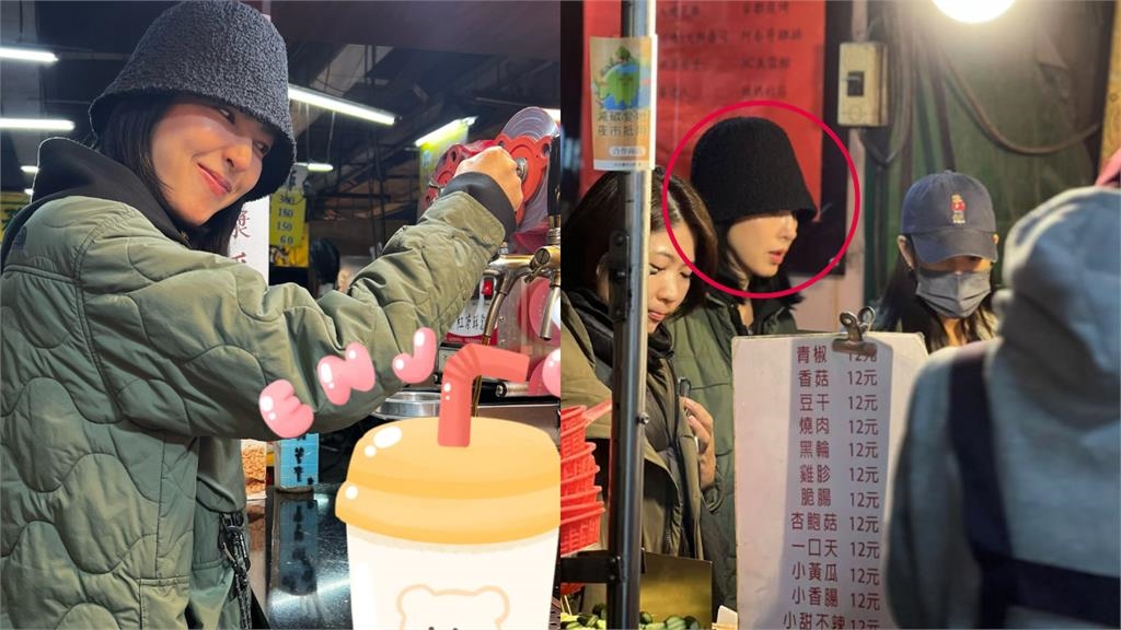 夜市「側臉殺正妹」排隊買滷味!竟是「0偽裝楊謹華」認了:真的離不開…