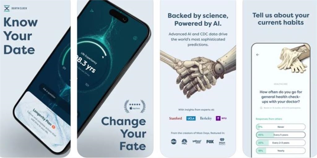 「死亡時鐘」APP國外大暴紅！13萬人年繳千元下載測壽命