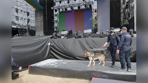 2025台南好young跨年登場 警犬出動維安