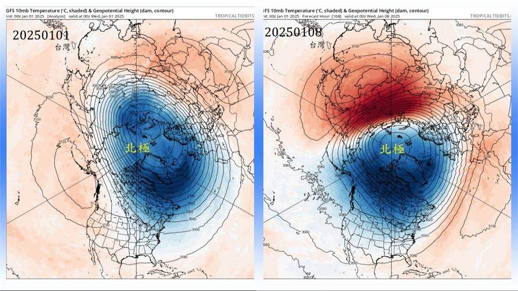 下波強烈冷氣團來襲將急凍5天 低溫恐降到10度以下