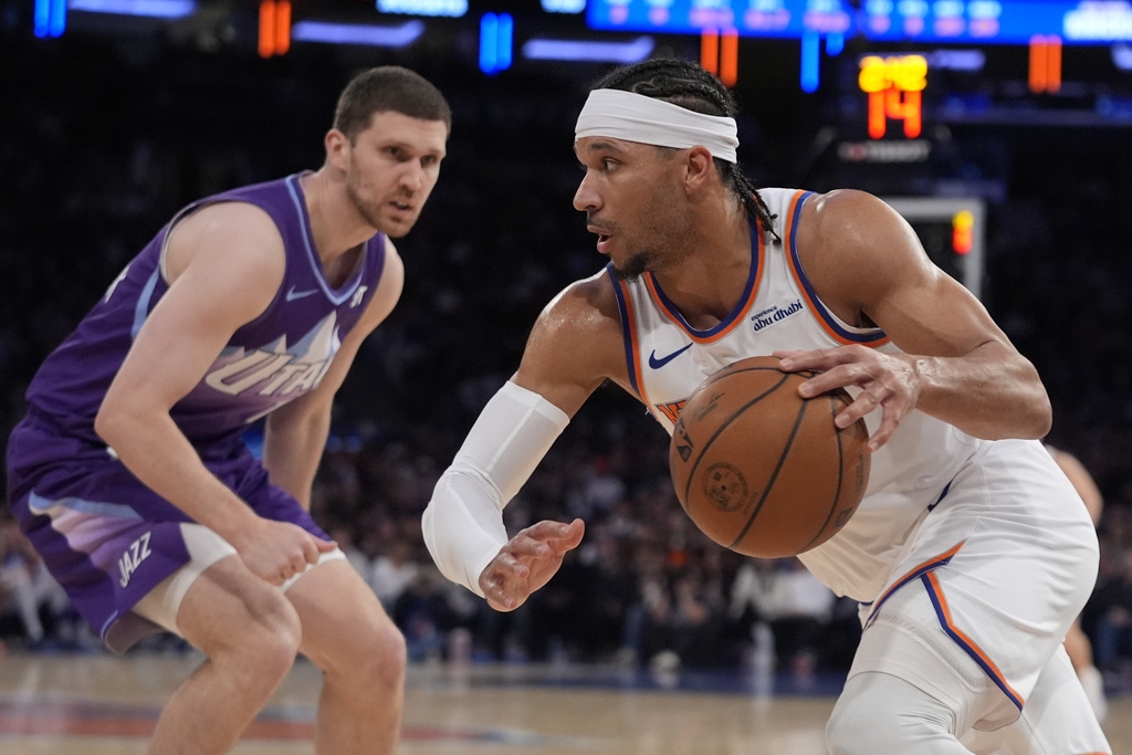 NBA(影)／一哥Brunson掛傷號沒問題　Twons大殺四方比肩尼克傳奇中鋒