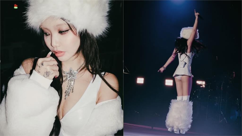 跨年夜陳芳語耍辣「穿白色戰袍」！藏不住「飽滿曲線」辣翻全網喊救命