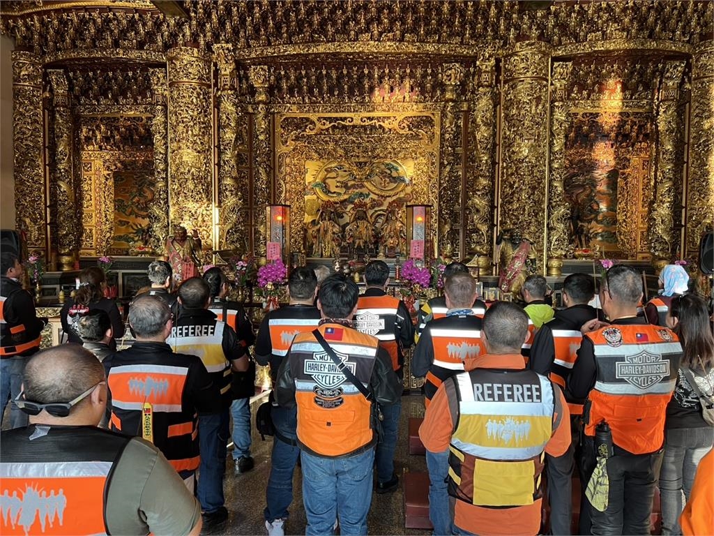 「三太子出巡環島祈福令」　九天哈雷車隊巡迴全台9間宮廟