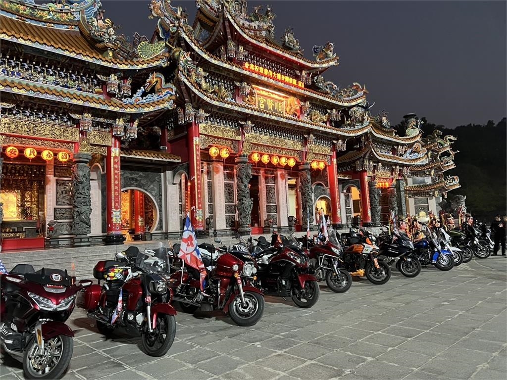 「三太子出巡環島祈福令」　九天哈雷車隊巡迴全台9間宮廟