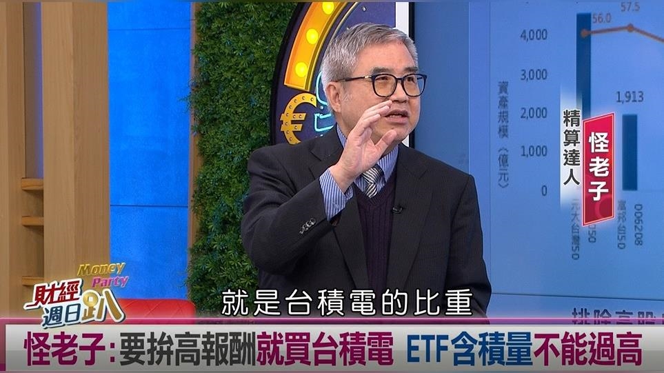 週日趴(影)／精算達人: 要高報酬買台積電就好 ETF不該含積量佔比過高