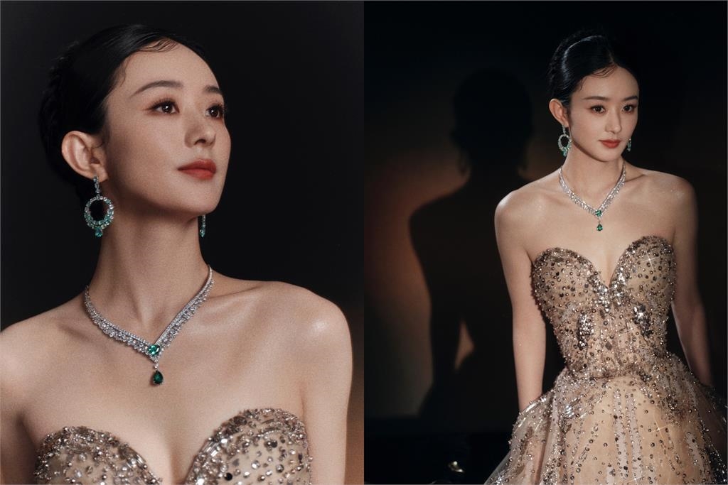 趙麗穎瘦到認不出「解鎖深V峽谷」透膚禮服險走光！網嚇歪：美神降臨