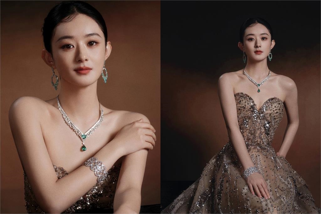 趙麗穎瘦到認不出「解鎖深V峽谷」透膚禮服險走光！網嚇歪：美神降臨