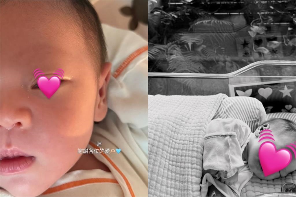 歐陽妮妮突曬兒子超萌睜眼照「1特質」神似張書豪！大方曝產後行程