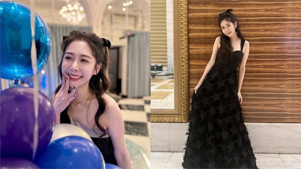 Albee熱舞「左搖右晃」大穿幫!低胸禮服「裂成兩半」網暈爛:冒泡了