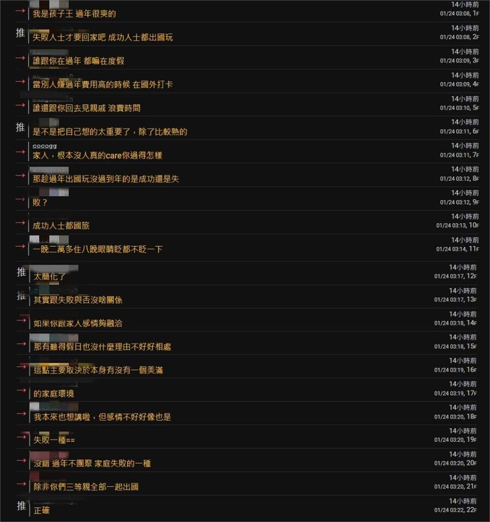 「過年是失敗人士的羞恥日」？鄉民揭「1關鍵」酸爆：跟五子哭墓一樣可笑