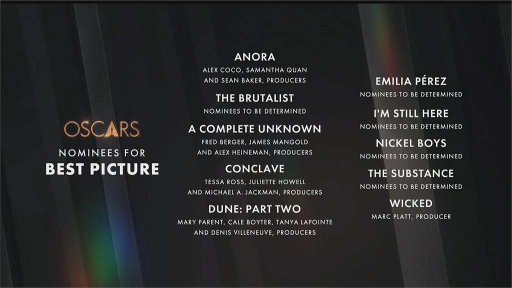 奧斯卡97屆入圍名單　「璀璨女人夢」獲13項提名成最大贏家