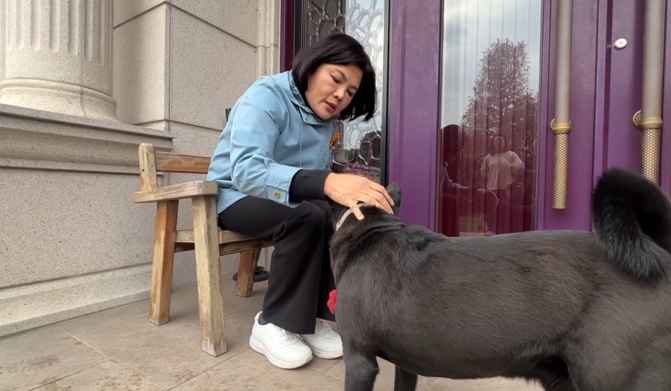 最貼心的家人！張麗善愛毛小孩　逗狗遛狗來紓壓