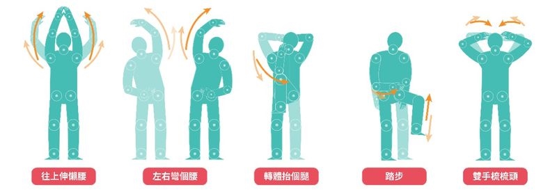 過年吃飽動起來！　「5動5健康」增強肌力、延緩失能