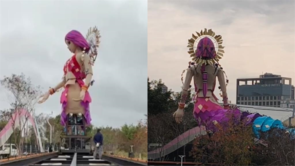 台中燈會「醜到發毛」?女媧「造型美醜」惹議…盧秀燕曝:全因1秘訣