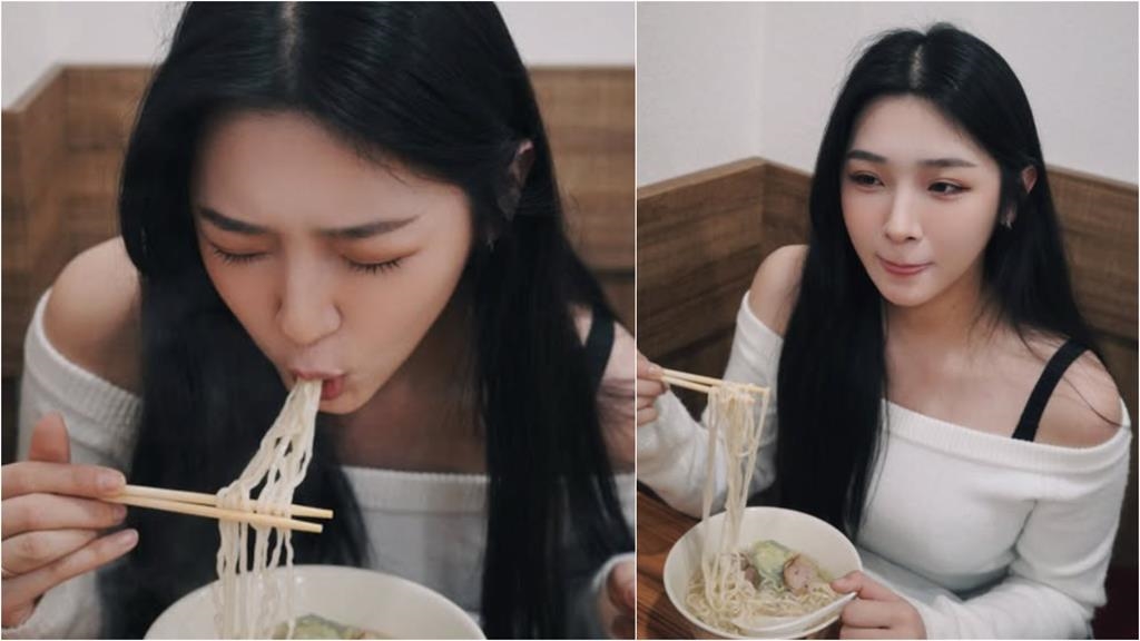 南投正妹「猛吸意麵」絕世盛顏超仙!IG私帳遭挖「核彈級辣照」被看光