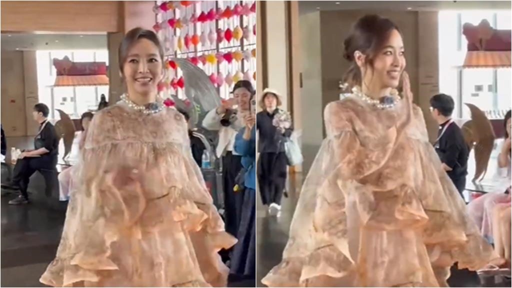 才宣布定居中國!侯佩岑赴《浪姐6》薄紗大透氣「冒出大水母」網驚:好白啊