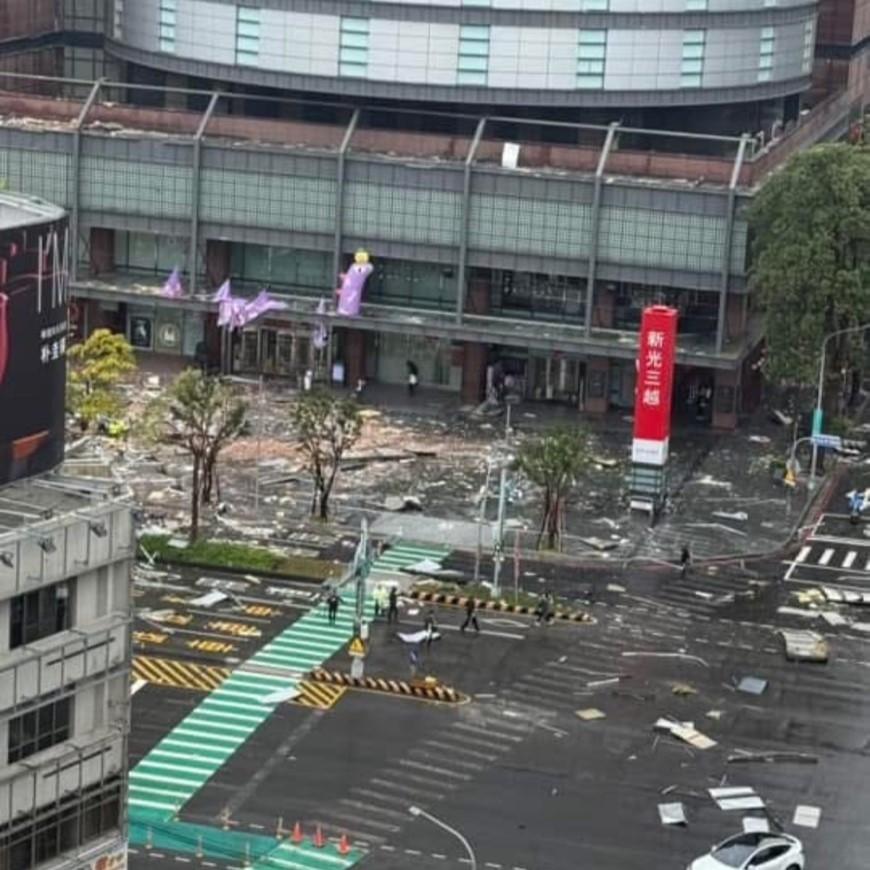 台中新光三越美食區驚傳氣爆!1女當場斷氣送醫 目擊者:2公里外都聽得到