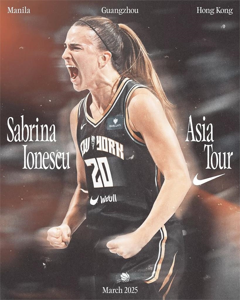 WNBA/自由人隊王牌射手首度造訪亞洲 3月旋風之旅曝光網敲碗:快來台灣