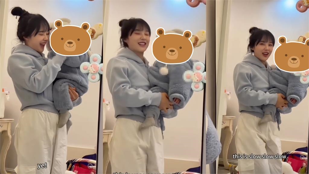 挖呀挖老師哄娃「極限上下晃」全被錄!畫面衝熱搜引小粉紅內鬨:懂賺