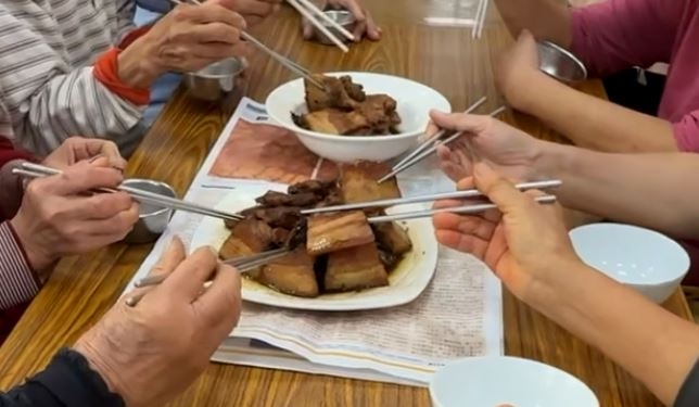 「金勾子蘿蔔」葉醃製　竹北限定「梅干扣肉」新風味