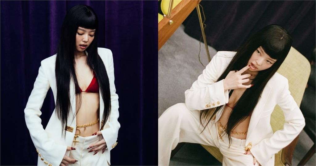 Jennie牽手「怪物新人」尺度全開!「2塊布+1條線」逼出極致水蛇腰