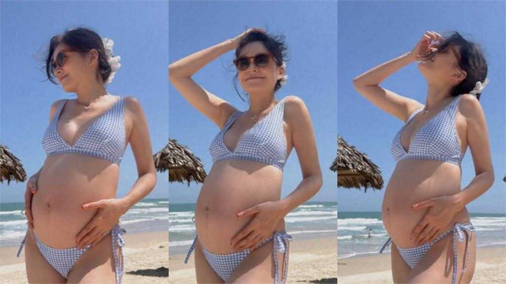 「小許瑋甯」混血神顏轟炸表特版!辣穿比基尼「孕肚暴風膨脹」全解鎖