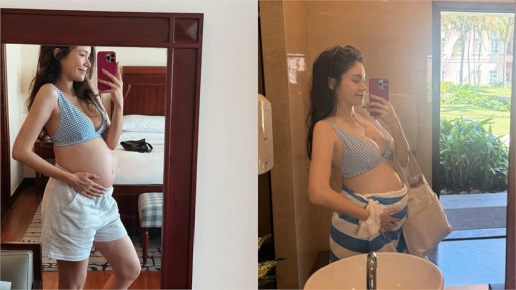 「小許瑋甯」混血神顏轟炸表特版!辣穿比基尼「孕肚暴風膨脹」全解鎖