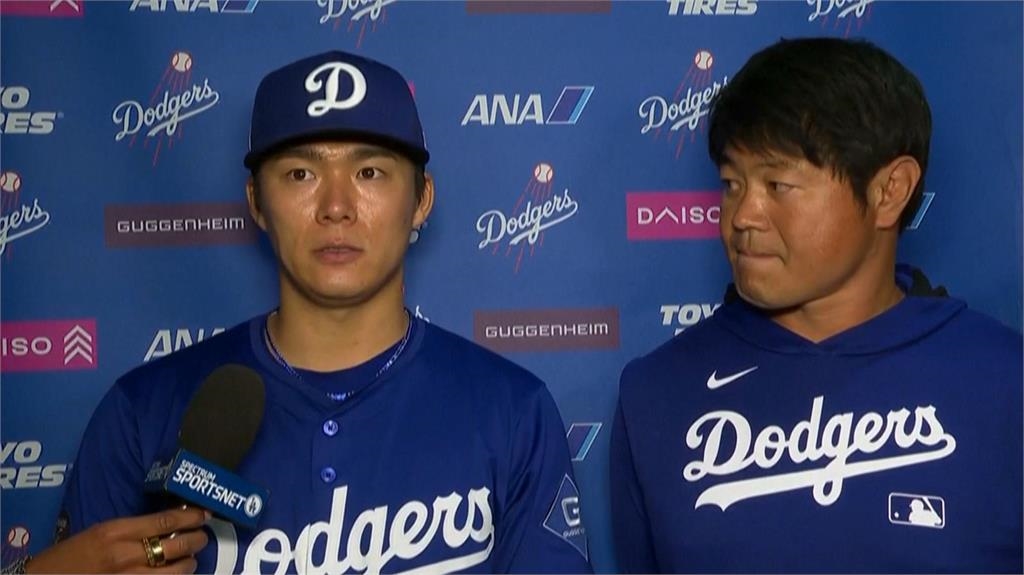 MLB(影)/佐佐木朗希熱身賽首秀表現不錯 也見識到大聯盟打者的選球能力
