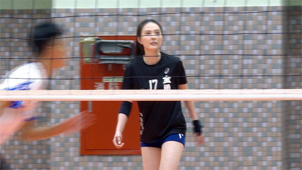 20多年沒碰球! 張晏塵化身排球甜心 加緊訓練拚世壯運