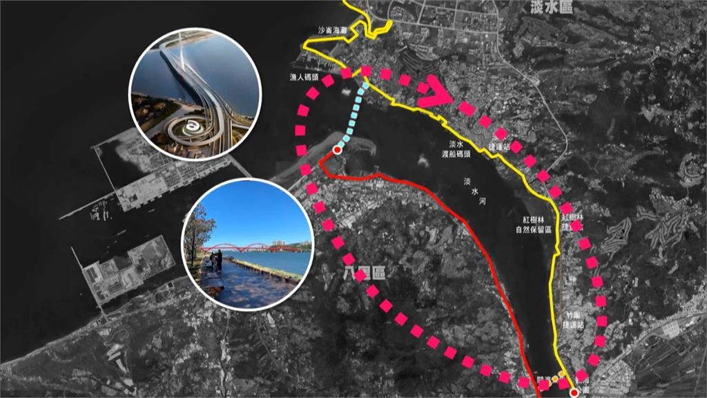 淡水金色水岸自行車道優化開工 打造新北國際級景點