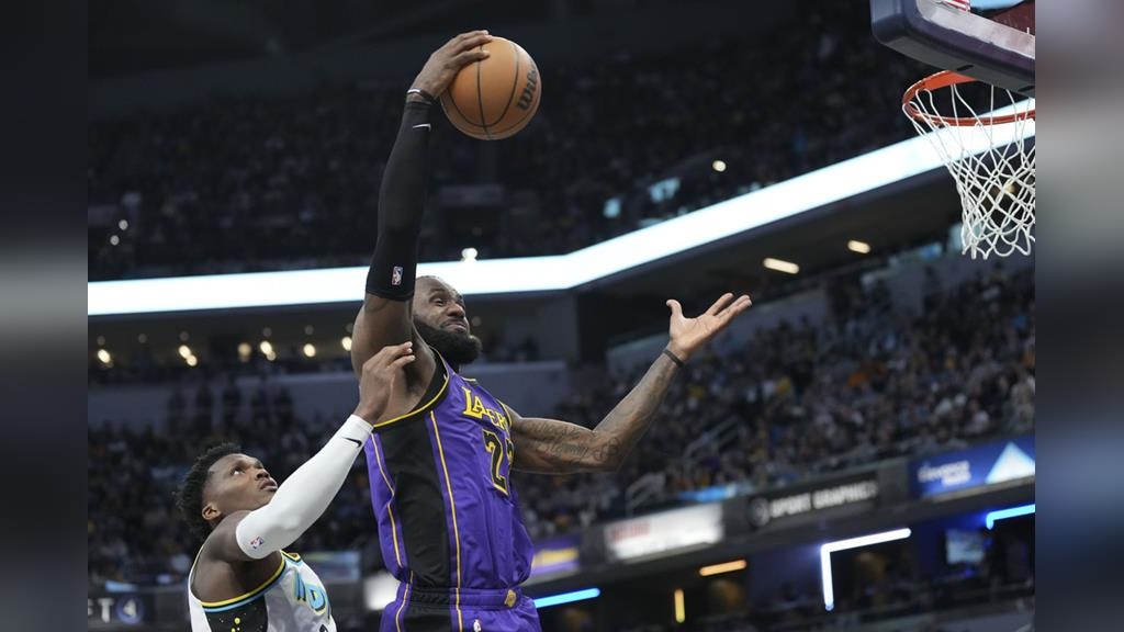 NBA(影)／40歲老詹無極限!　巧手補籃絕殺溜馬也讓自己的NBA紀錄不中斷