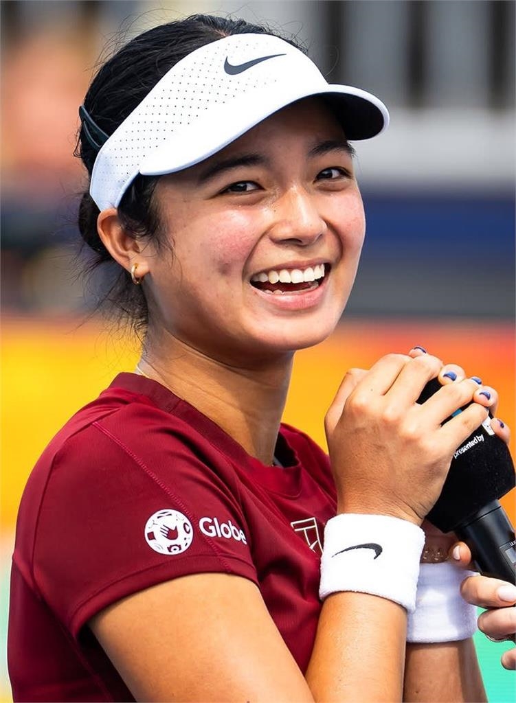 網球(影)／「洗腳水」的菲律賓美眉　連續擊敗三位大滿貫金盃得主打響名號