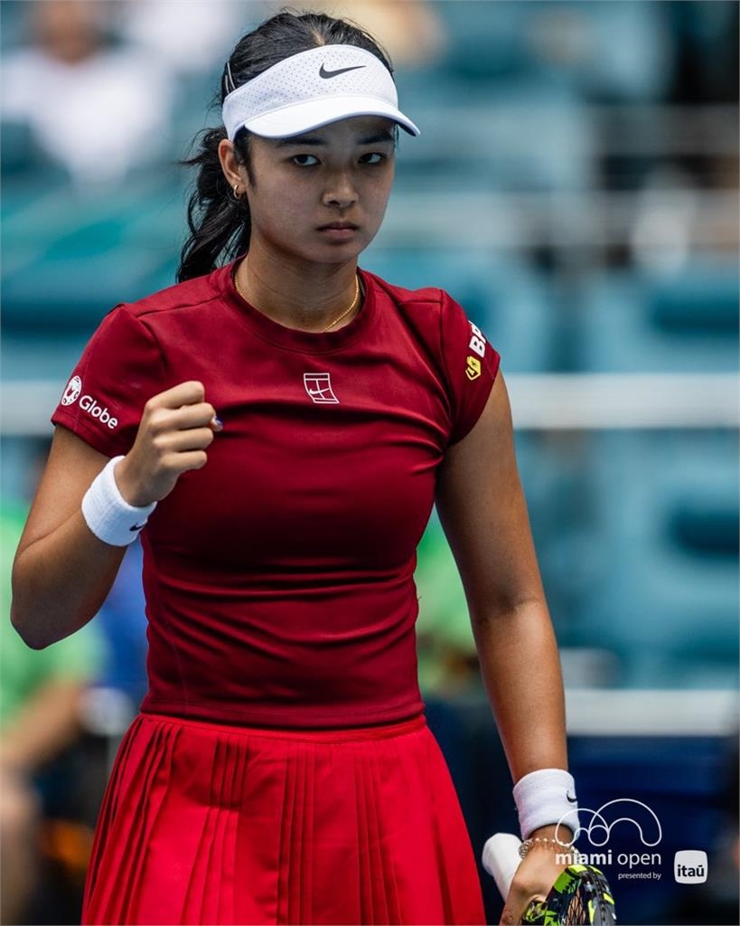 網球(影)／「洗腳水」的菲律賓美眉　連續擊敗三位大滿貫金盃得主打響名號