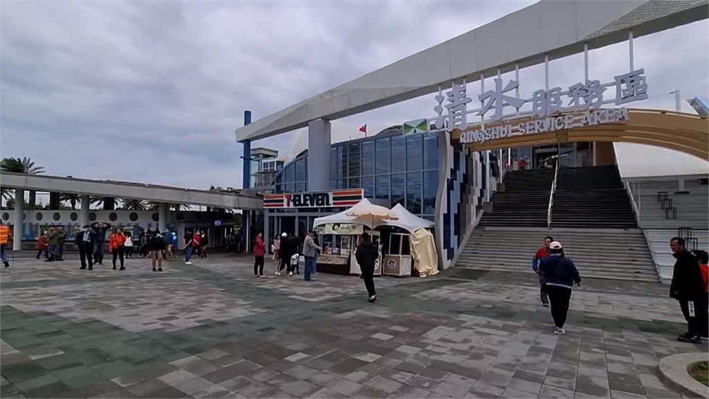 收假了!清水休息站人潮滿滿 清明連假最後日大衝業績