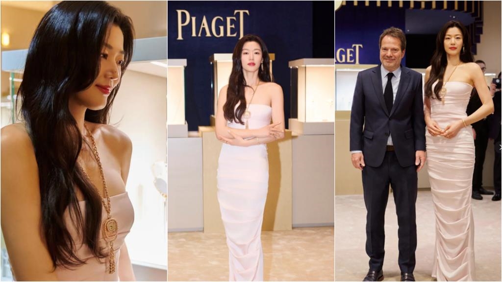 43歲全智賢「薄皮禮裙」猛縮水!絕頂體態「夢回千頌伊」掀中網熱議